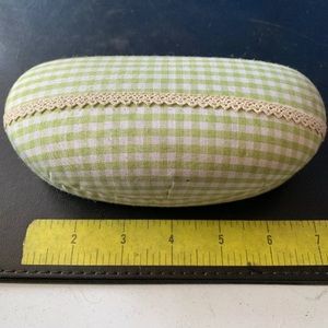 Gingham eyeglass case
